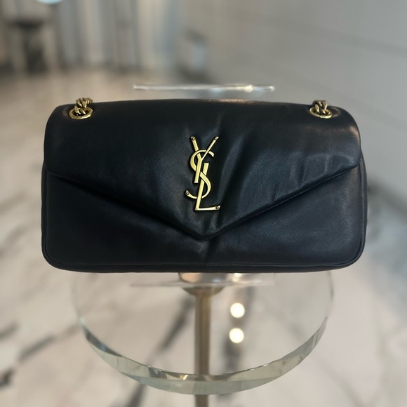 🌟SOLD🌟 NWT YSL Calypso in Plunged Lambskin - Picture 3 of 15